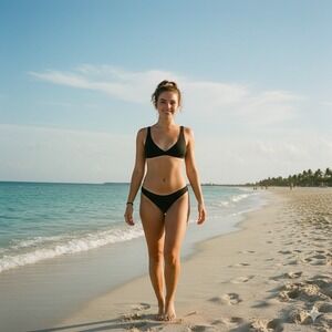 Body Glove Smoothies Fuller Coverage Bikini Bottom - Black - Size XL